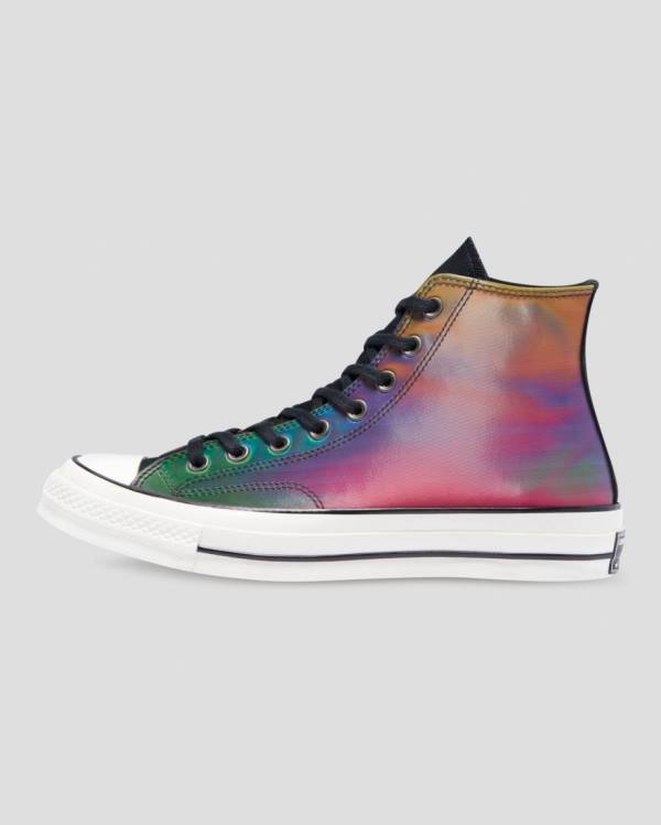 Tenisi Inalti Converse Chuck 70 Iridescent Negrii | CV-129QDK