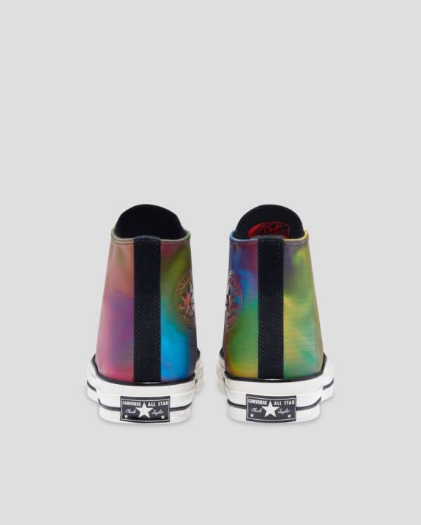 Tenisi Inalti Converse Chuck 70 Iridescent Negrii | CV-923UGY