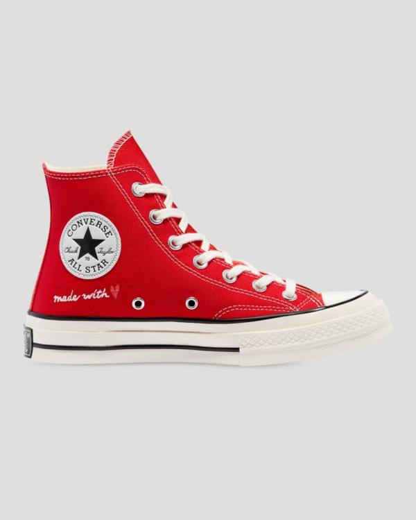 Tenisi Inalti Converse Chuck 70 Love Thread Rosii | CV-630JPN