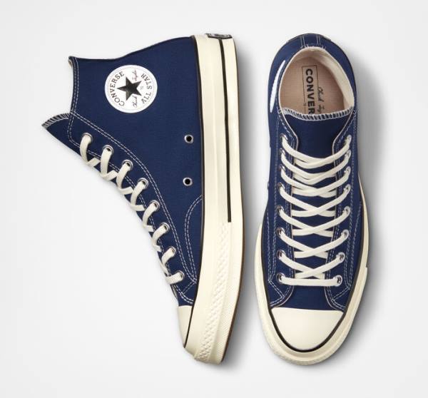 Tenisi Inalti Converse Chuck 70 Pastel Polyester Bleumarin Negrii | CV-165VBX