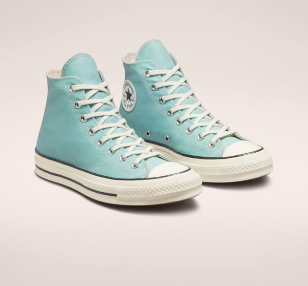 Tenisi Inalti Converse Chuck 70 Pastel Polyester Negrii | CV-215YDZ