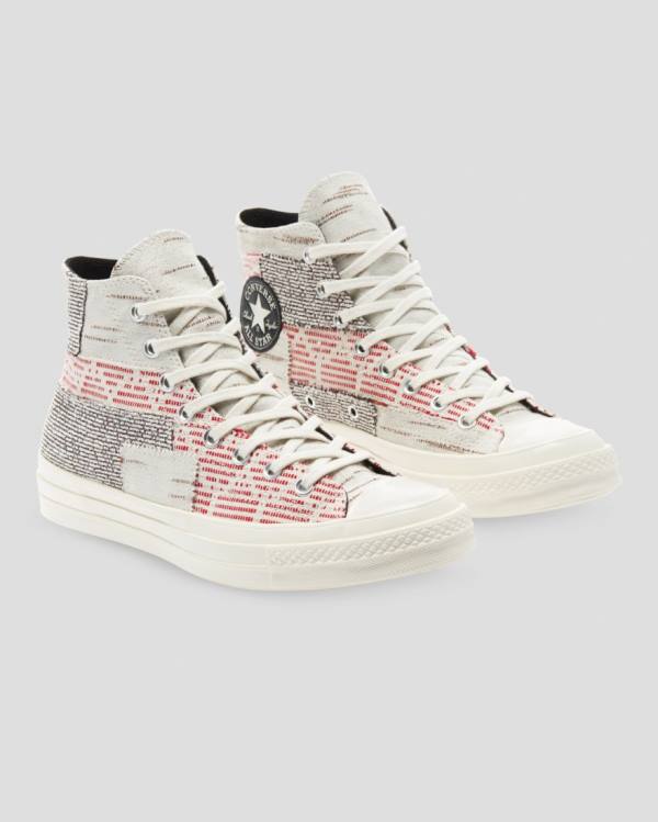 Tenisi Inalti Converse Chuck 70 Patchwork Roz Gri | CV-742RWF