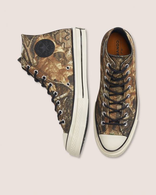 Tenisi Inalti Converse Chuck 70 Realtree Edge Camo Print Utility Maro | CV-387DXO