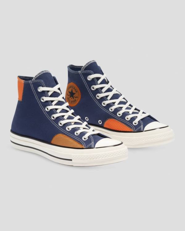 Tenisi Inalti Converse Chuck 70 Ripstop Albastri | CV-069RDO