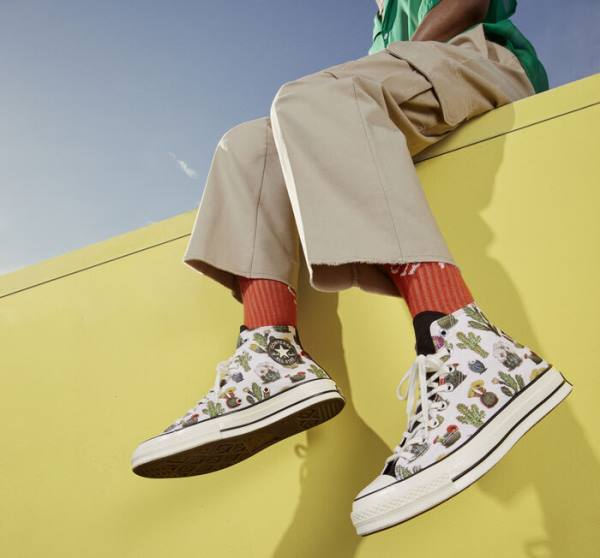 Tenisi Inalti Converse Chuck 70 Succulents Negrii | CV-123ASG