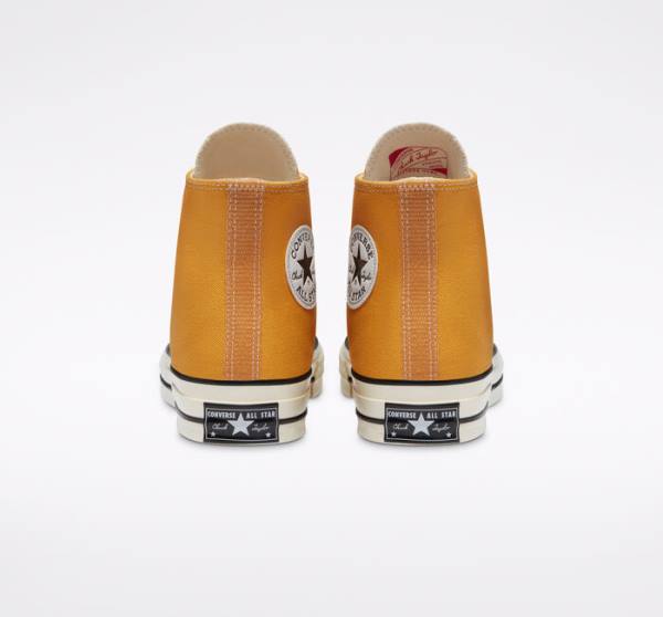 Tenisi Inalti Converse Chuck 70 Sunflower Yellow Negrii | CV-682WCO