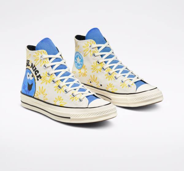 Tenisi Inalti Converse Chuck 70 Sunny Floral Albastri | CV-026RJH