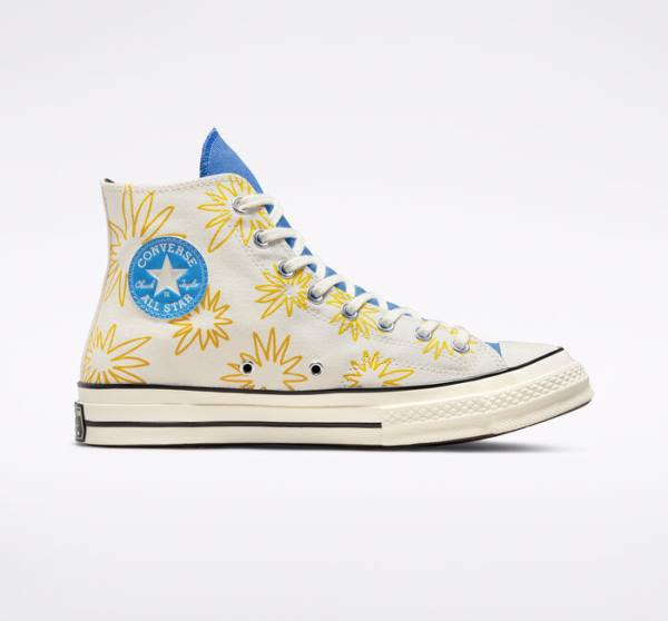 Tenisi Inalti Converse Chuck 70 Sunny Floral Albastri | CV-026RJH