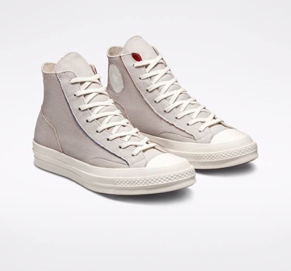 Tenisi Inalti Converse Chuck 70 Tearaway Argintii Deschis Roz | CV-187CXN