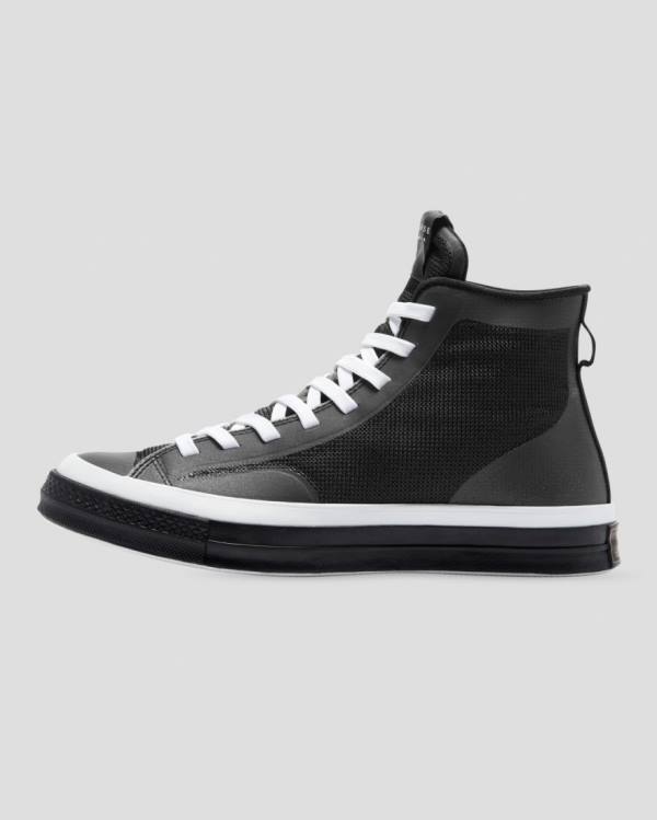 Tenisi Inalti Converse Chuck 70 Then & Now Negrii Albi | CV-483EBD