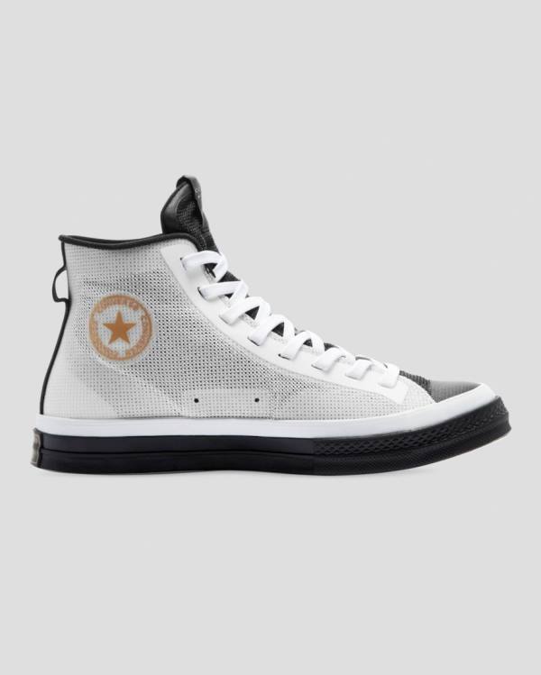 Tenisi Inalti Converse Chuck 70 Then & Now Negrii Albi | CV-483EBD