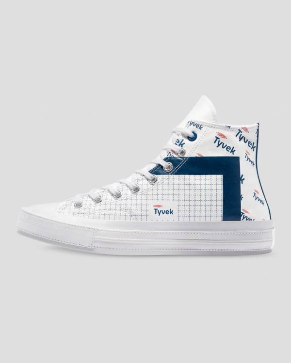 Tenisi Inalti Converse Chuck 70 Tyvek Albi | CV-125CIX