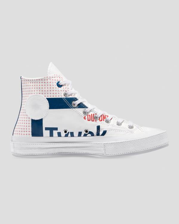 Tenisi Inalti Converse Chuck 70 Tyvek Albi | CV-125CIX