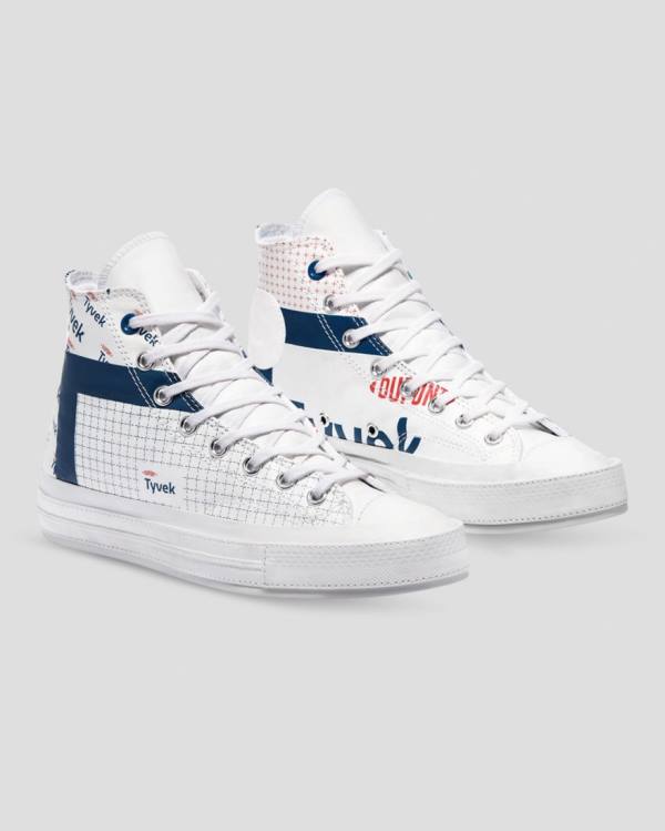 Tenisi Inalti Converse Chuck 70 Tyvek Albi | CV-682ROG