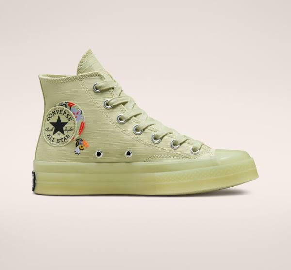 Tenisi Inalti Converse Chuck 70 We Are Stronger Together Masline Verzi Negrii | CV-976JUP