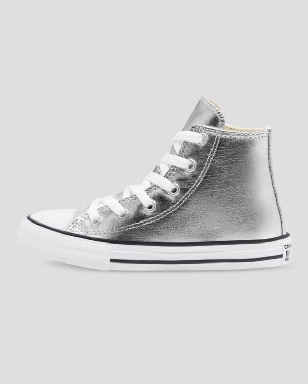 Tenisi Inalti Converse Chuck Taylor All Star Metallic Argintii | CV-013ISL