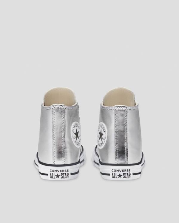 Tenisi Inalti Converse Chuck Taylor All Star Metallic Argintii | CV-013ISL