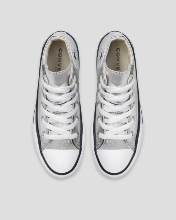 Tenisi Inalti Converse Chuck Taylor All Star Metallic Argintii | CV-013ISL