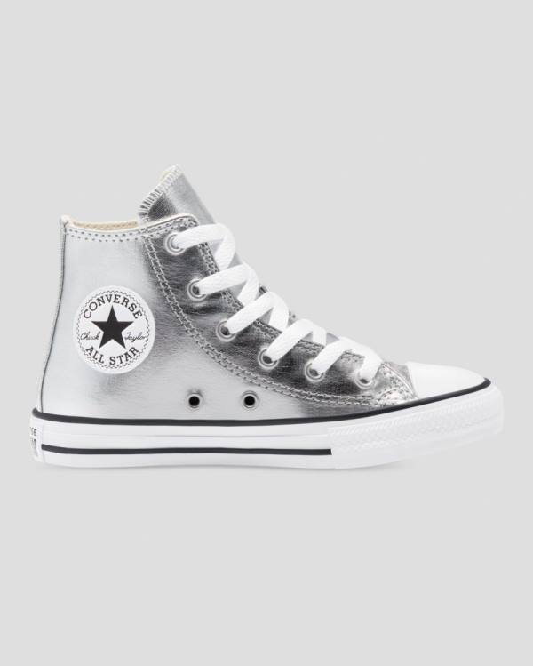 Tenisi Inalti Converse Chuck Taylor All Star Metallic Argintii | CV-013ISL