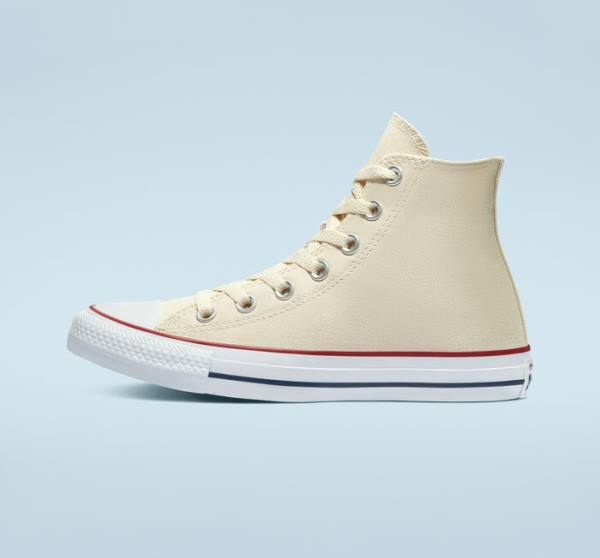 Tenisi Inalti Converse Chuck Taylor All Star Natural Ivory Bej Albi | CV-067AMX