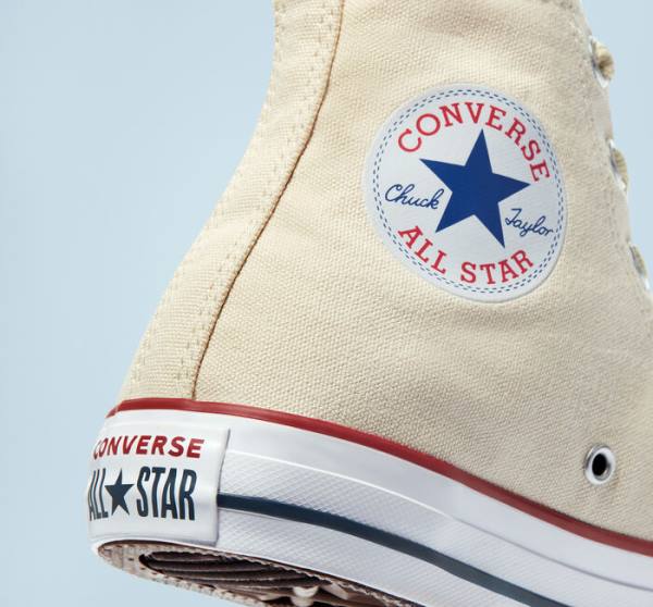 Tenisi Inalti Converse Chuck Taylor All Star Natural Ivory Bej Albi | CV-067AMX