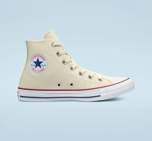 Tenisi Inalti Converse Chuck Taylor All Star Natural Ivory Bej Albi | CV-067AMX