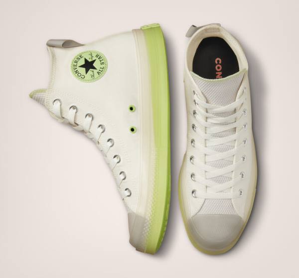 Tenisi Inalti Converse Chuck Taylor All Star CX Crafted Stripes Verzi Deschis | CV-083FJQ