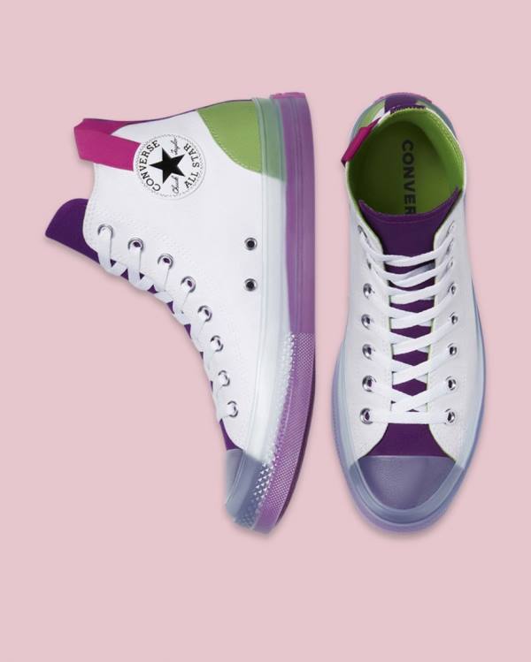 Tenisi Inalti Converse Chuck Taylor All Star CX Blocked Albi | CV-120EJU