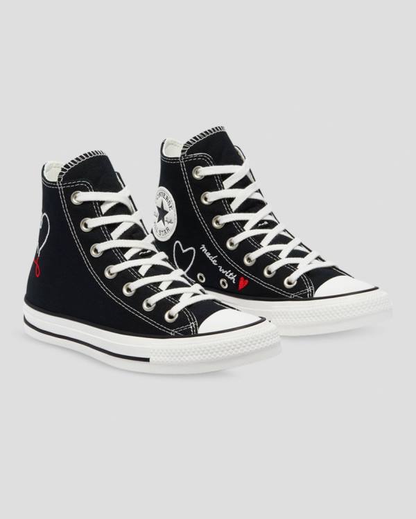 Tenisi Inalti Converse Chuck Taylor All Star Love Thread Negrii | CV-149HTK