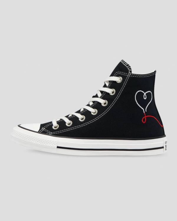 Tenisi Inalti Converse Chuck Taylor All Star Love Thread Negrii | CV-149HTK