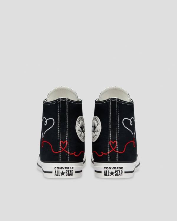 Tenisi Inalti Converse Chuck Taylor All Star Love Thread Negrii | CV-149HTK