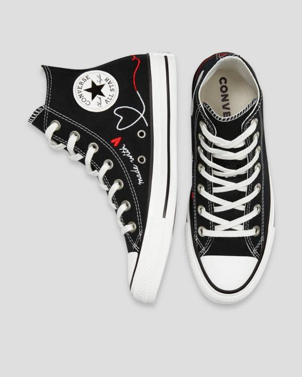 Tenisi Inalti Converse Chuck Taylor All Star Love Thread Negrii | CV-149HTK