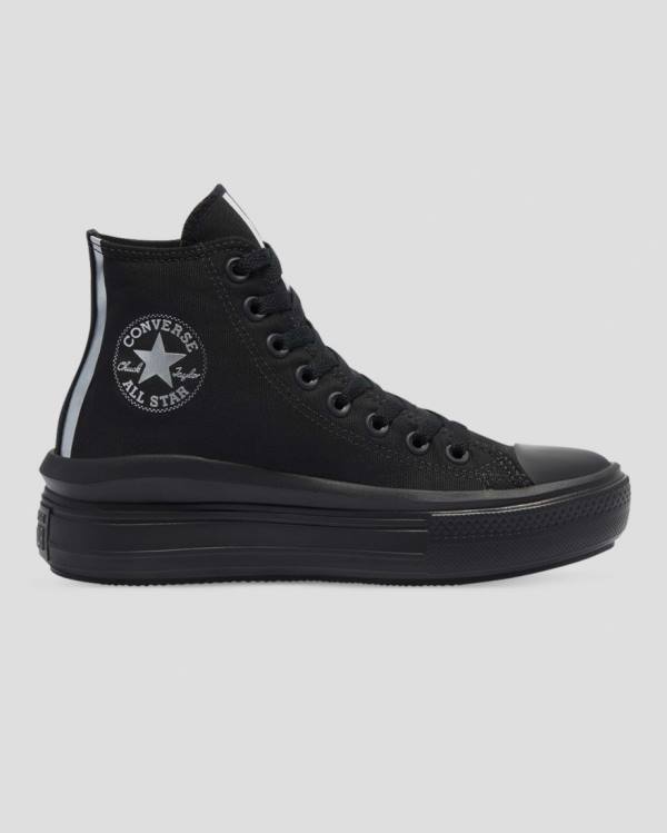 Tenisi Inalti Converse Chuck Taylor All Star Move Festival Platforma Negrii | CV-176WXB