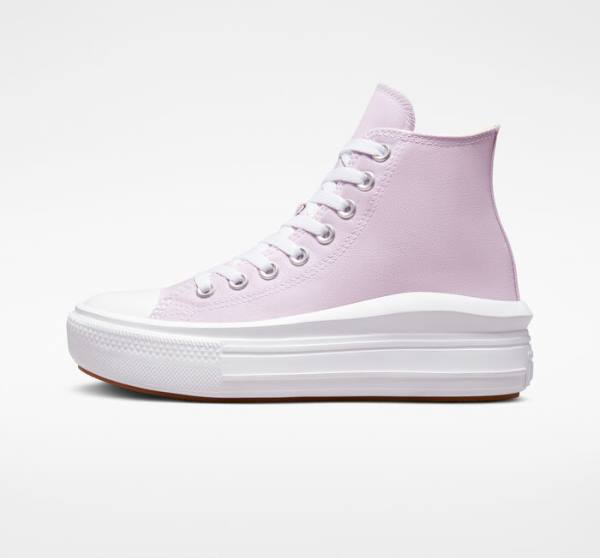 Tenisi Inalti Converse Chuck Taylor All Star Move Platforma Seasonal Color Albi Albi | CV-192GMA