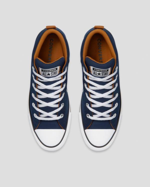 Tenisi Inalti Converse Chuck Taylor All Star Strada Albastri | CV-204WLP