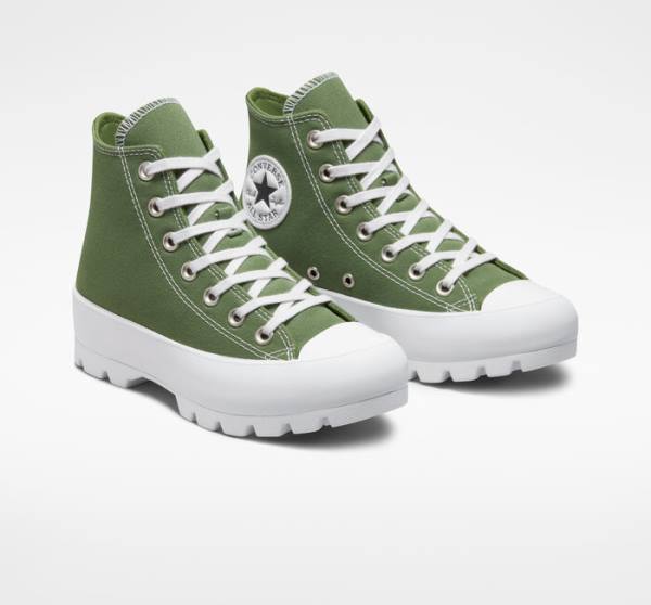 Tenisi Inalti Converse Chuck Taylor All Star Lugged Seasonal Color Albi Negrii | CV-265IDN