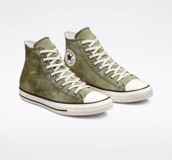 Tenisi Inalti Converse Chuck Taylor All Star Washed Panza Albastru Deschis | CV-275MOI