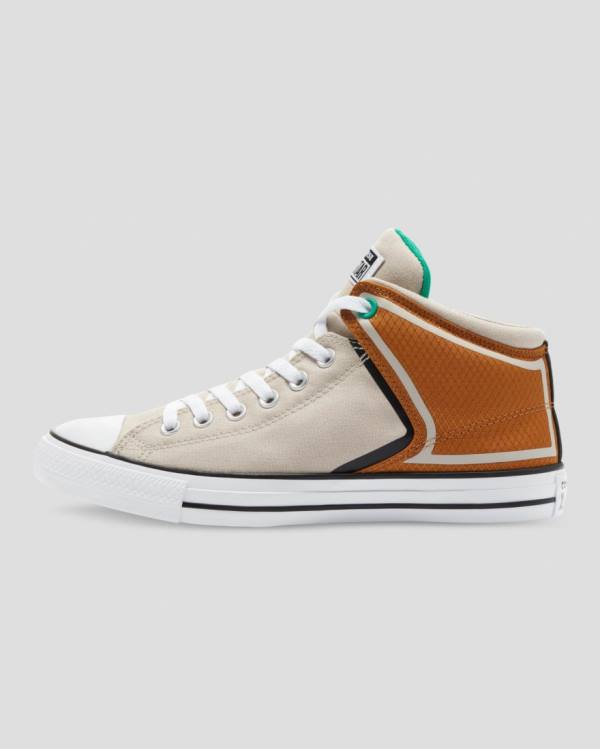 Tenisi Inalti Converse Chuck Taylor All Star High Strada String Maro Bej | CV-367CSV