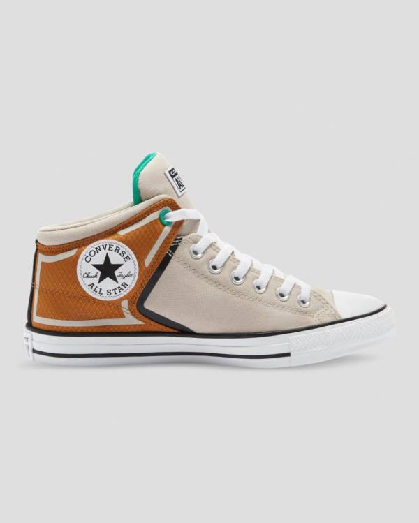 Tenisi Inalti Converse Chuck Taylor All Star High Strada String Maro Bej | CV-367CSV