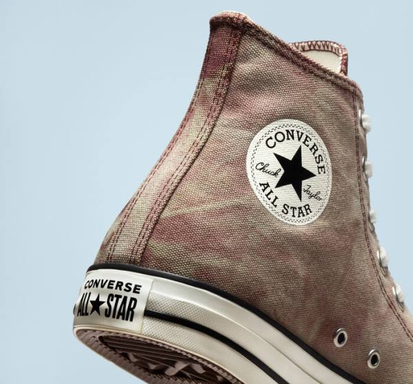 Tenisi Inalti Converse Chuck Taylor All Star Washed Panza Negrii | CV-382MDT