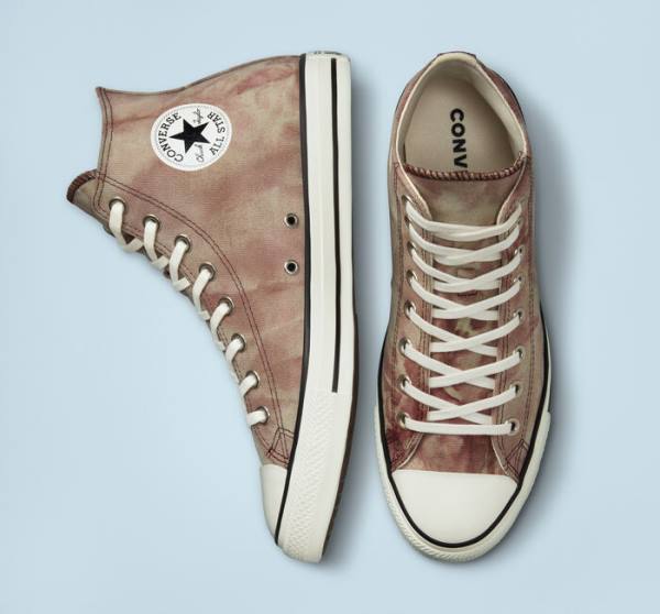 Tenisi Inalti Converse Chuck Taylor All Star Washed Panza Negrii | CV-382MDT