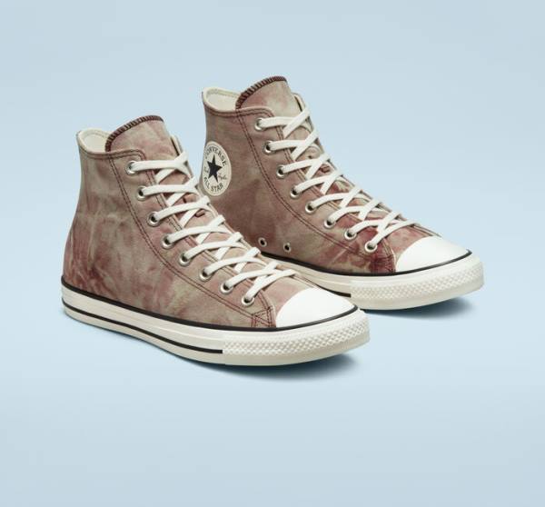 Tenisi Inalti Converse Chuck Taylor All Star Washed Panza Negrii | CV-382MDT