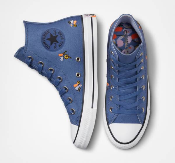 Tenisi Inalti Converse Chuck Taylor All Star We Are Stronger Together Albastri Indigo | CV-387VES