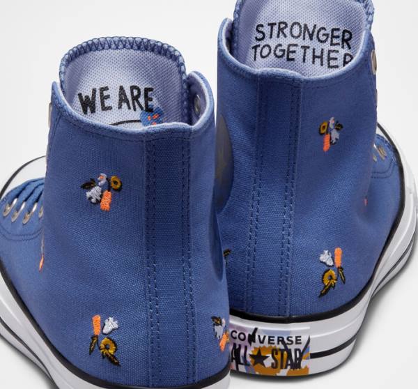 Tenisi Inalti Converse Chuck Taylor All Star We Are Stronger Together Albastri Indigo | CV-387VES