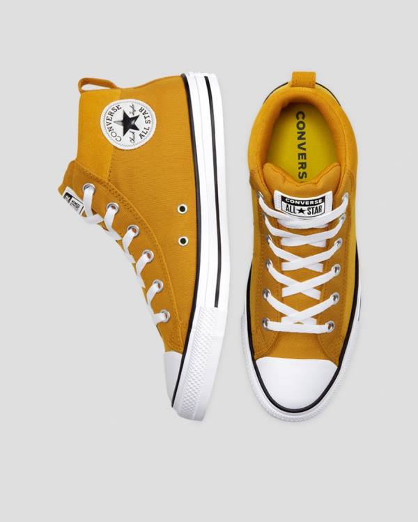 Tenisi Inalti Converse Chuck Taylor All Star Strada Mix And Match Galbeni | CV-452QXT