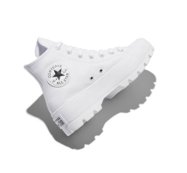 Tenisi Inalti Converse Chuck Taylor All Star Lugged Piele Negrii Albi | CV-517CJN