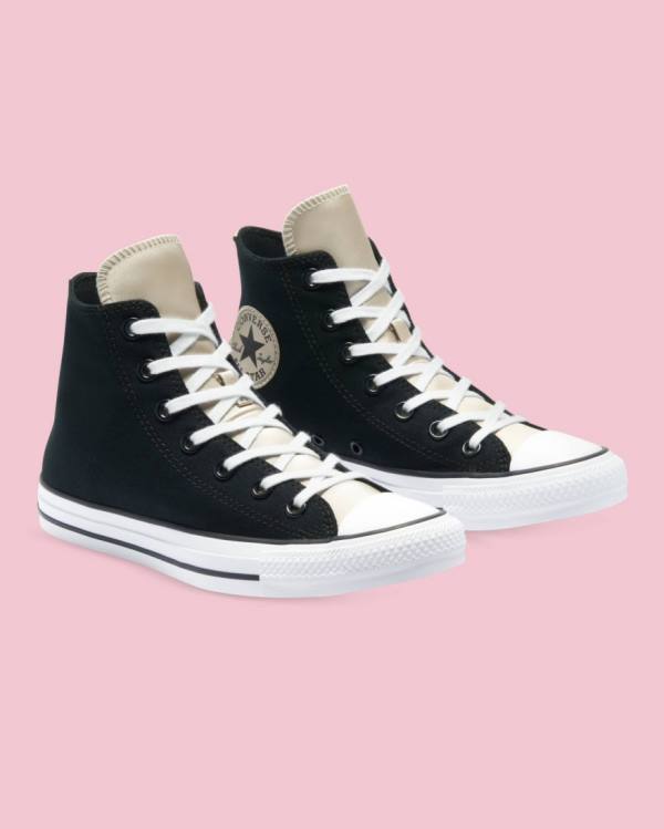 Tenisi Inalti Converse Chuck Taylor All Star Mono Metallic Negrii | CV-528SYD