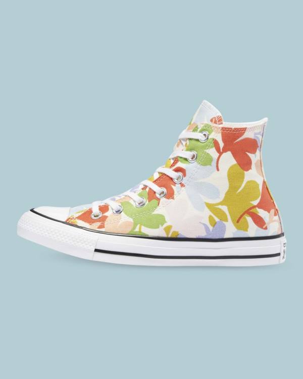 Tenisi Inalti Converse Chuck Taylor All Star Garden Party All Over Bej | CV-561FMT