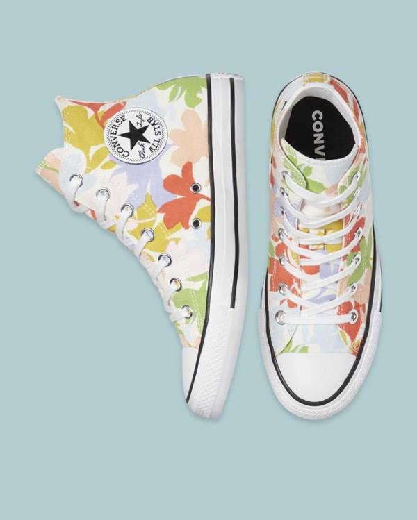 Tenisi Inalti Converse Chuck Taylor All Star Garden Party All Over Bej | CV-561FMT