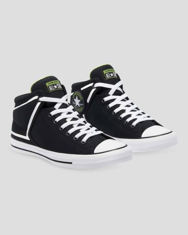 Tenisi Inalti Converse Chuck Taylor All Star High Strada Dramatic Nights Negrii | CV-569DYW